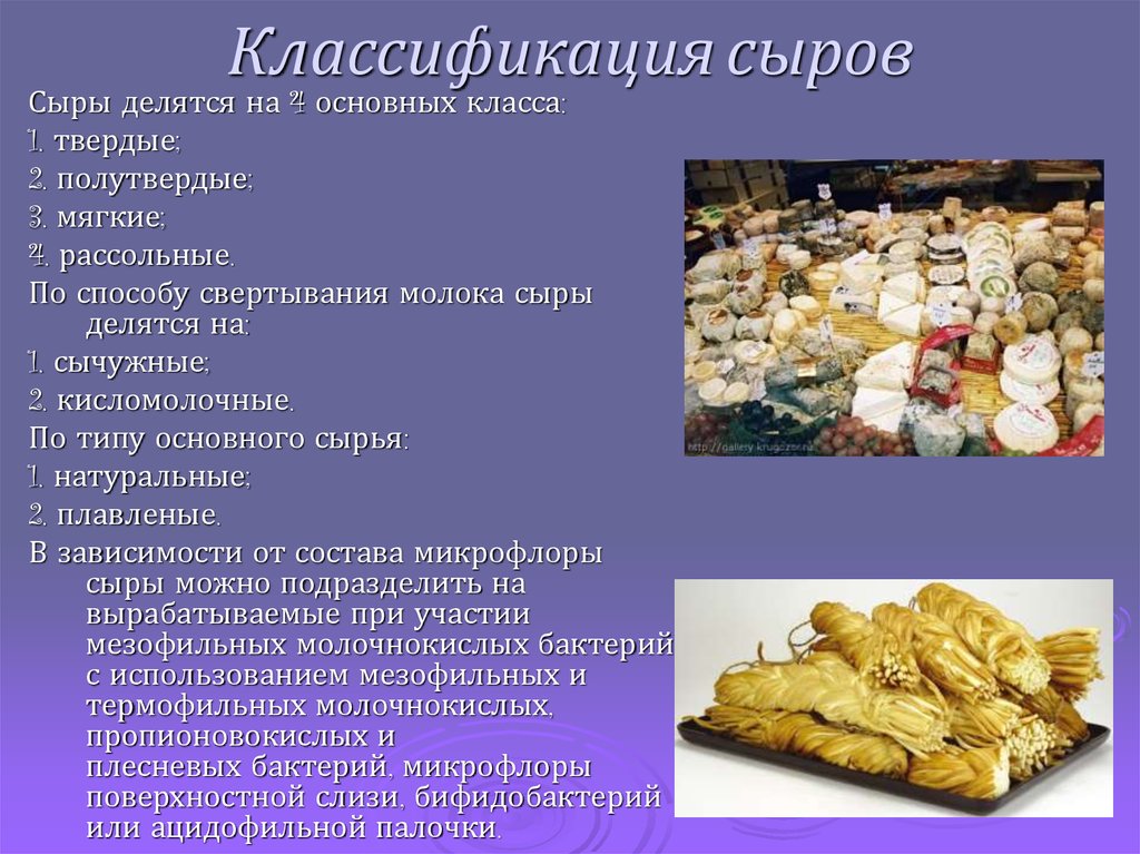 Презентация сыры товароведение