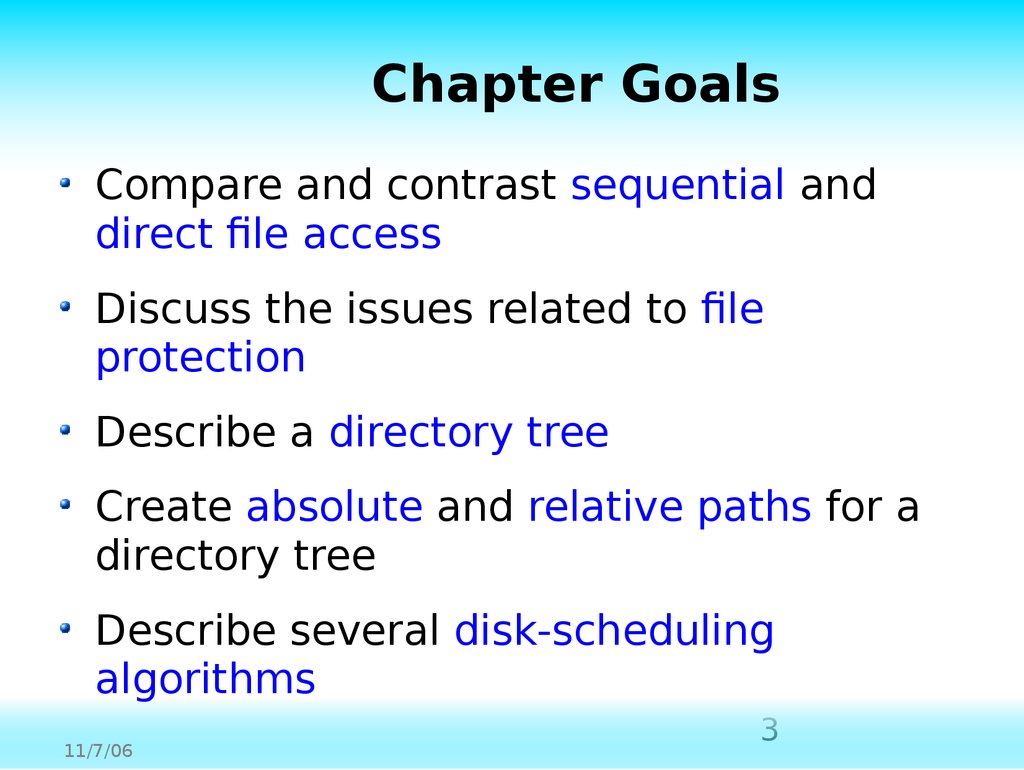 Disk Arm scheduling algorithms. Directories. Related data