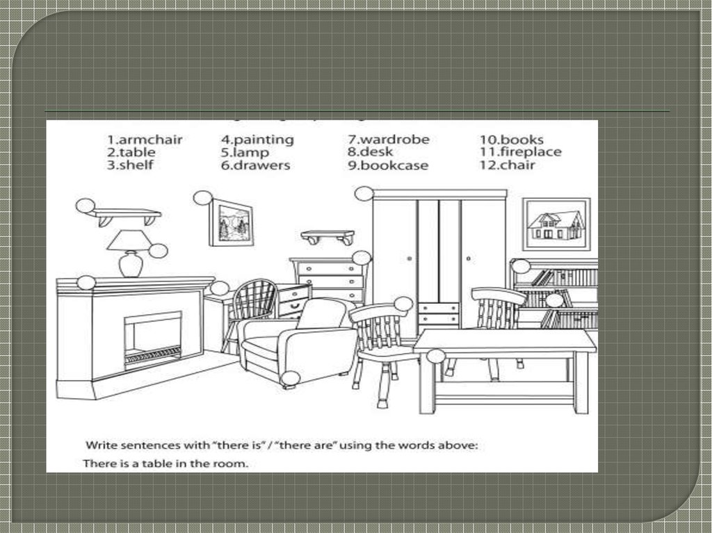 Презентация rooms and furniture