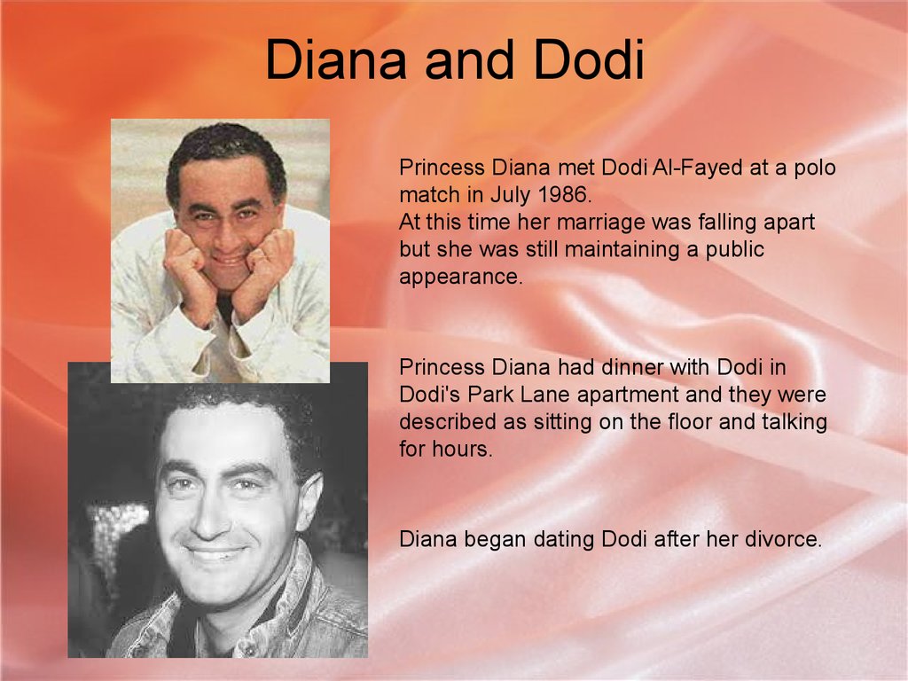 Diana and Dodi