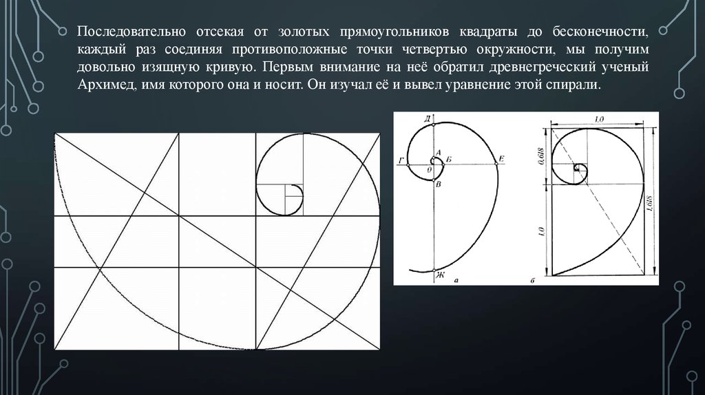 Как нарисовать золотой прямоугольник