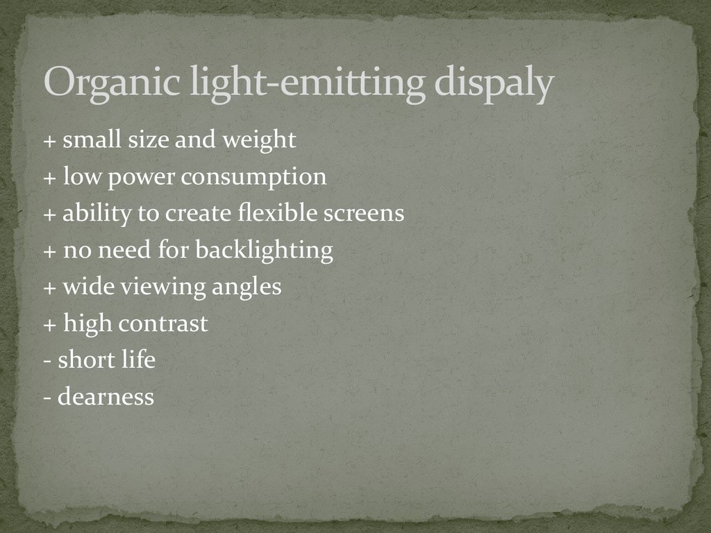 Organic light-emitting dispaly