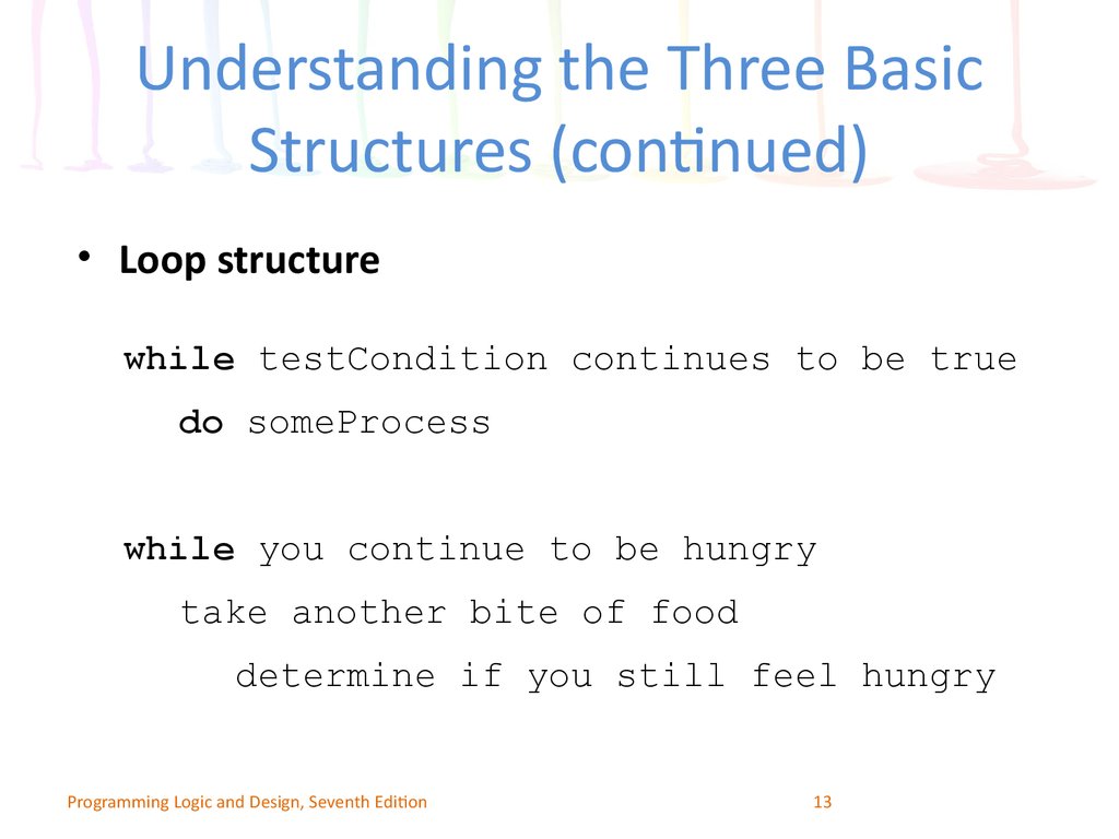 Understanding the Three Basic Structures (continued)