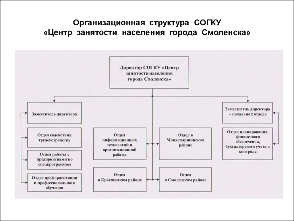 3 организационные структуры. Структура центра занятости населения схема. Структура управления центра занятости населения. Организационная структура ЦЗН. Структура центра занятости населения схема г Москва.