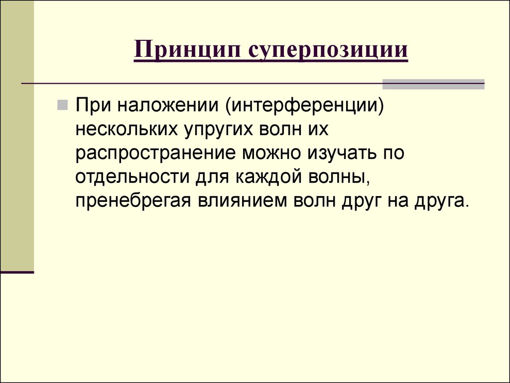 Принцип суперпозиции