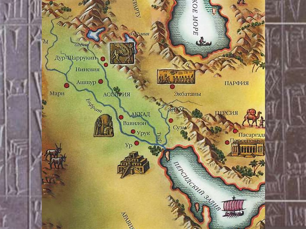Цивилизация месопотамии географическое положение таблица
