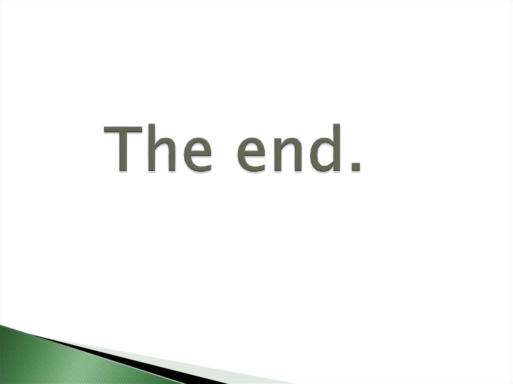 The end.