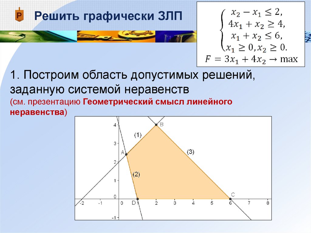 Решить графически линейное программирование. Задачи на линейное программирование с решением графически. Область допустимых решений линейного программирования. Графическая задача линейного программирования. Графический метод решения задач ЛП.