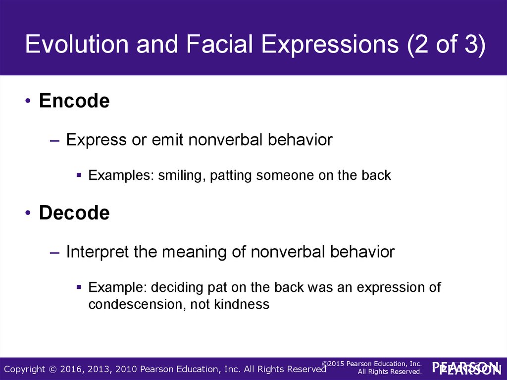 Evolution and Facial Expressions (2 of 3)