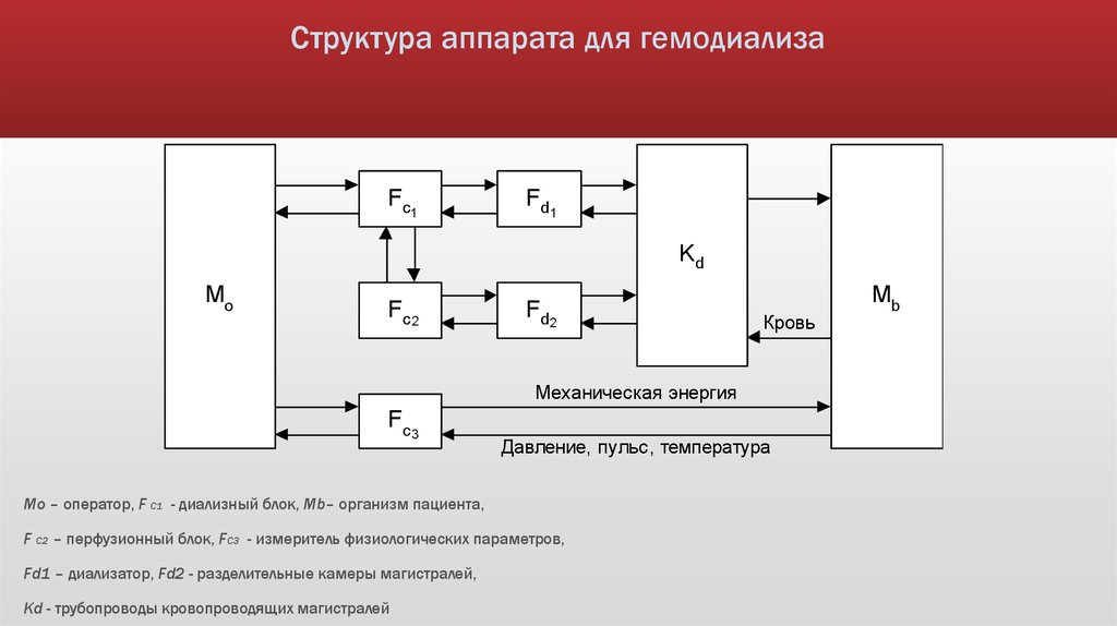 Схема биотехнической системы