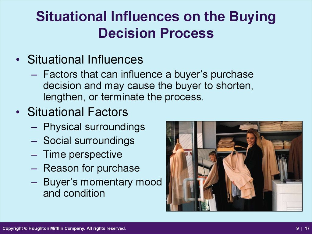 situational influences