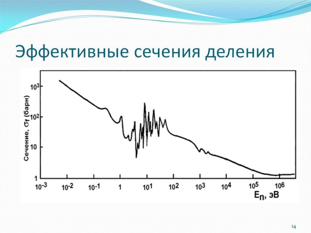 Эффективные сечения деления