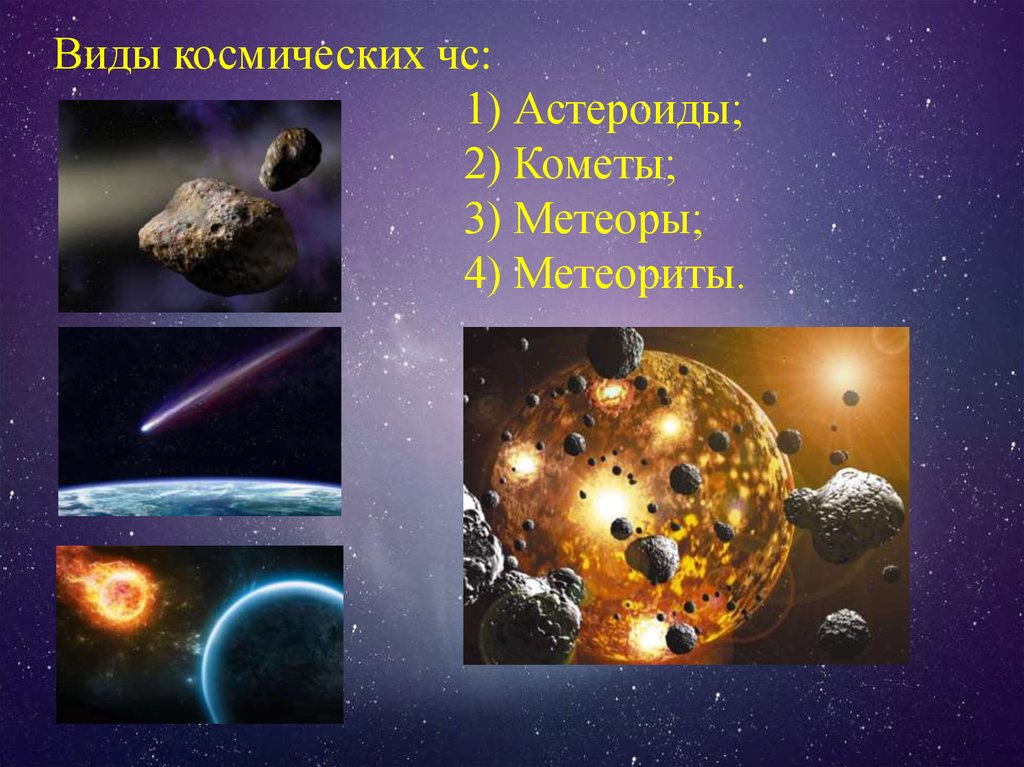 Астероиды и метеориты презентация