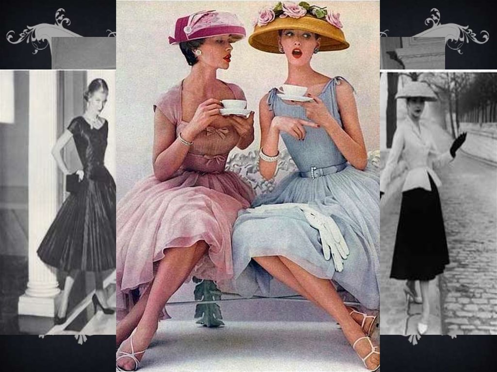 стиль new look от DIOR