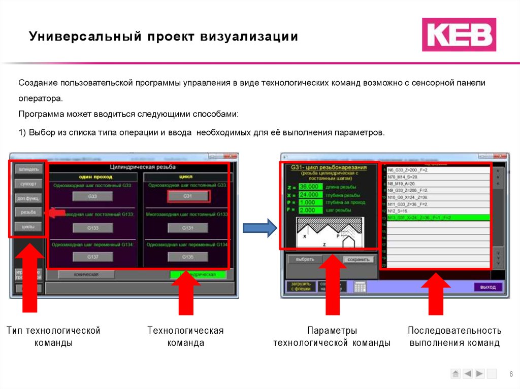 Параметры выполнения