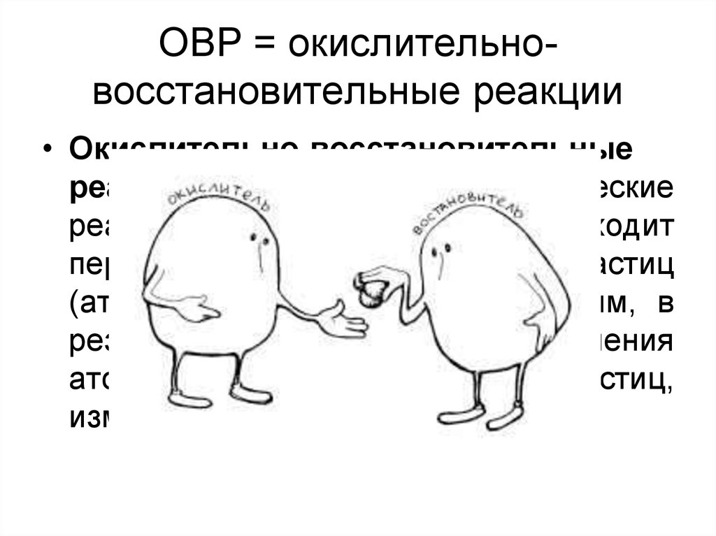 Презентация к уроку химии 8 класс окислительно восстановительные реакции