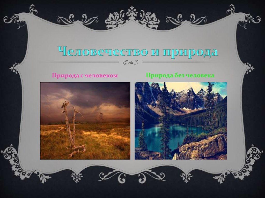 Человечество и природа