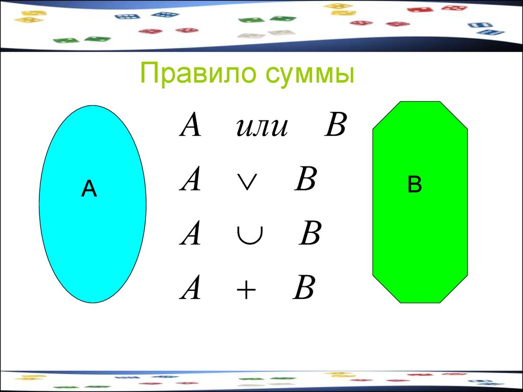 Правило суммы