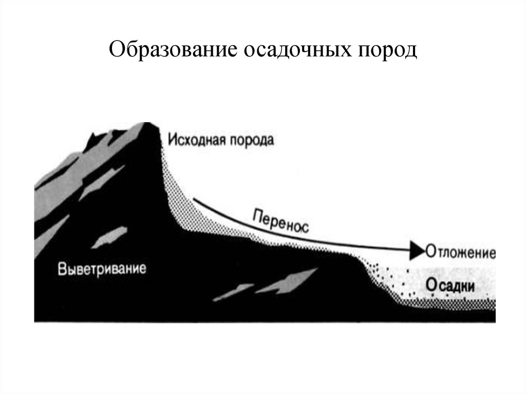 Условия образования пород