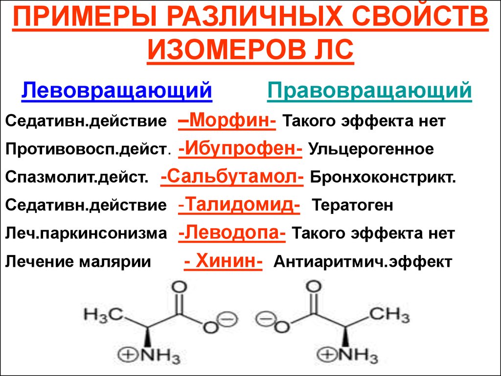 Разные свойства. Левовращающий изомер. Левовращающиеся аминокислоты. Право и левовращающие изомеры. Изомеры лекарственные средства.