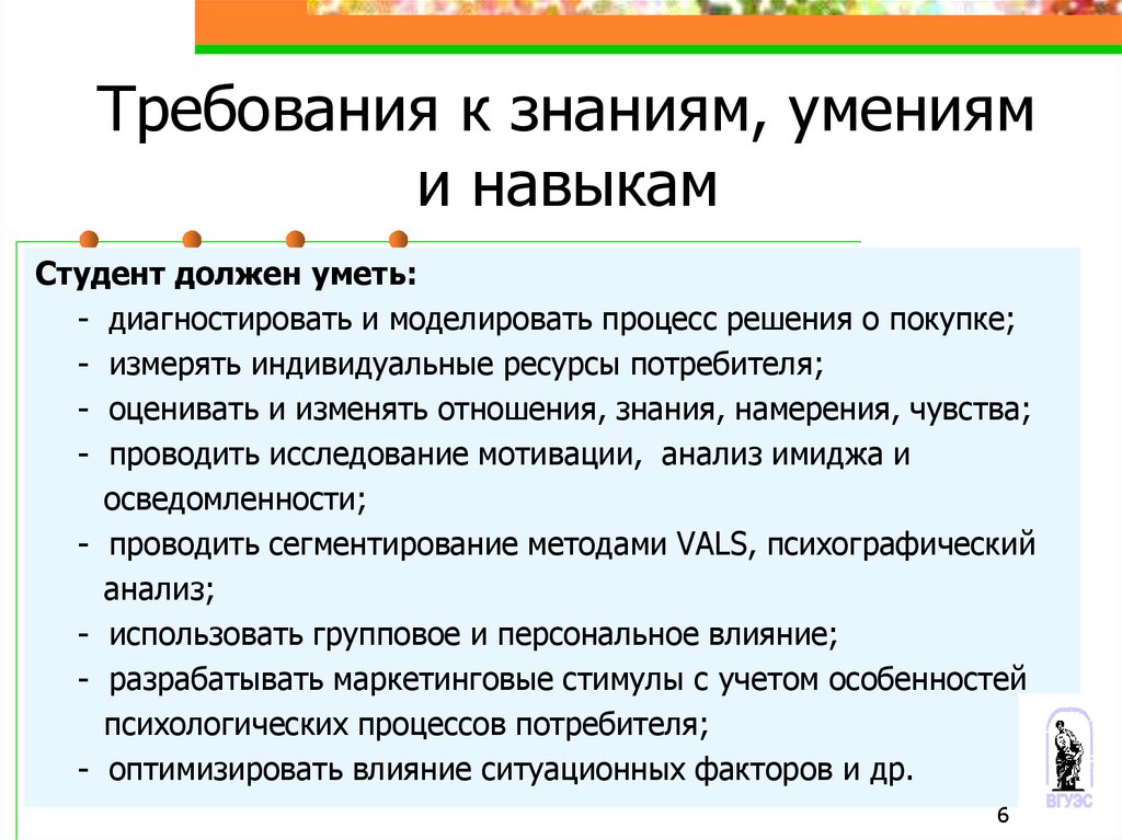 Область знаний и умений. Требования к знаниям. Программные требования к умениям и навыкам. Компетенция» требований к знаниям, умениям, навыкам. 5 Класс требования к знаниям умениям и навыкам.