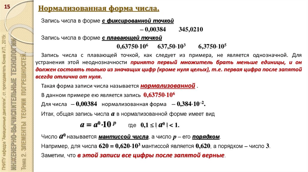 Представьте числа в нормализованной форме. Нормализованная запись числа. Запишите десятичные числа в нормализованной форме.