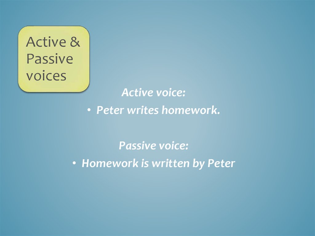 active-and-passive-voices