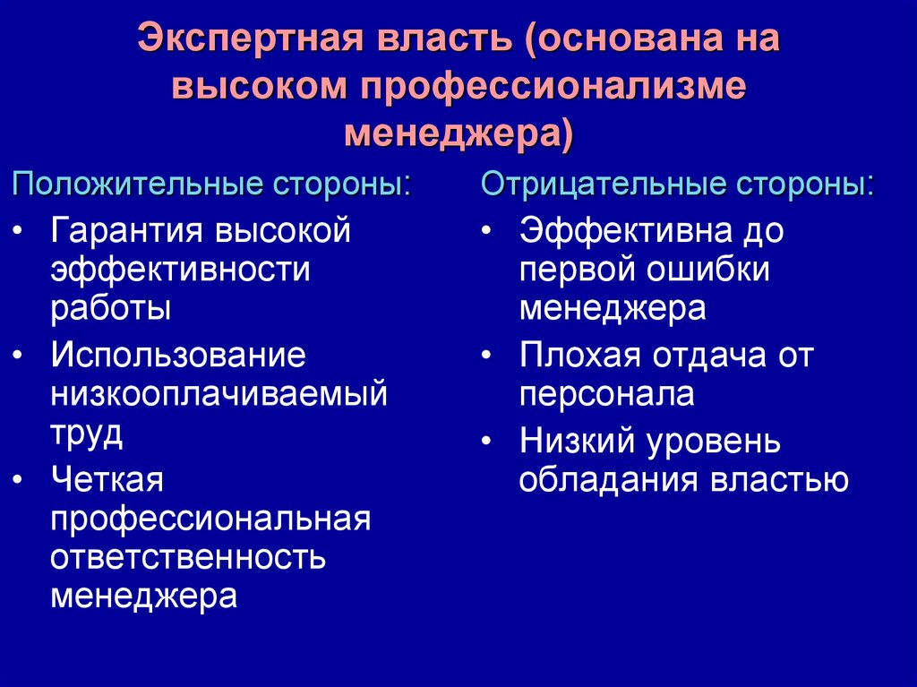 На чем основана власть специалиста. Пример экспертной власти в менеджменте. Экспертная власть примеры. Характеристики экспертной власти.