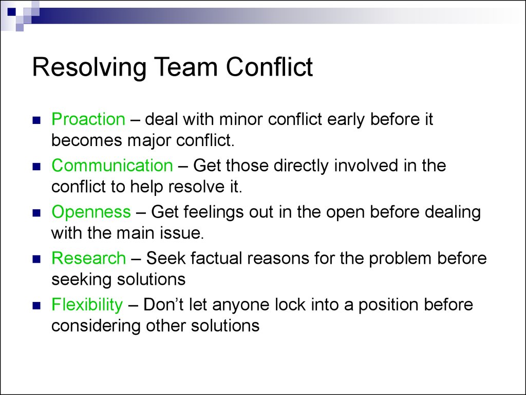 conflicts in team writing