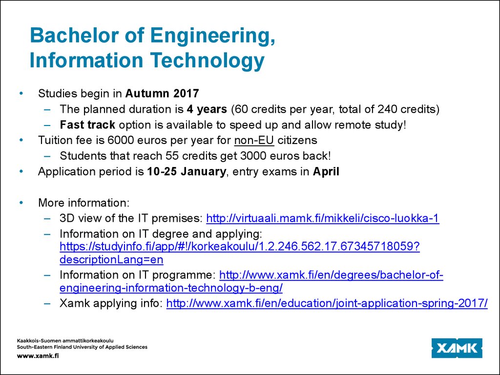 Bachelor of Engineering, Information Technology