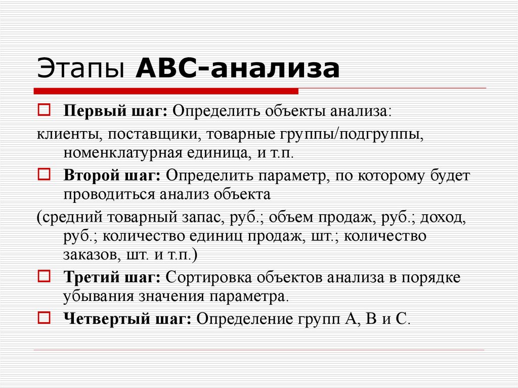 Анализом называют