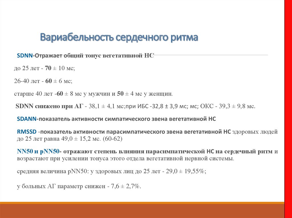 Вариабельность сердечного ритма