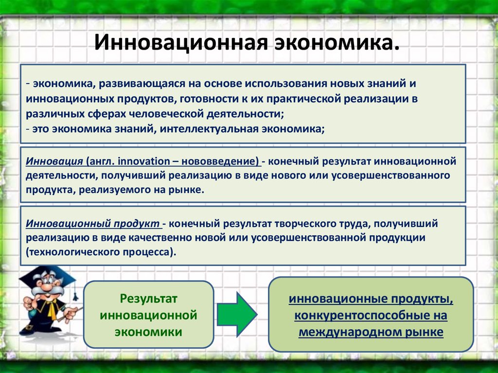 Инновации и экономический рост презентация