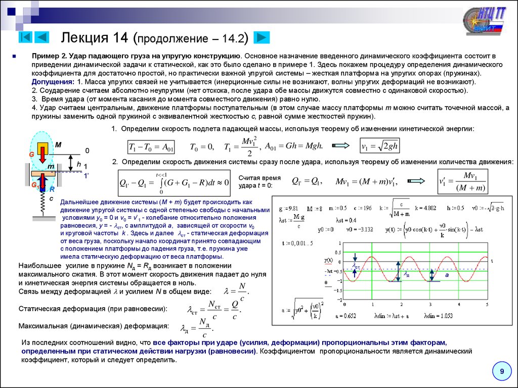 Определение момента времени. Прочность при динамических нагрузках. Динамические нагрузки примеры. Динамический коэффициент динамической нагрузки. Динамические нагрузки сопромат.