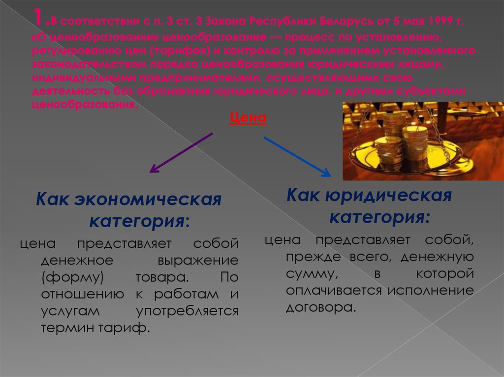 Что представляет собой. Как экономическая категория как юридическая категория. Цена как экономическая и правовая категория. Деньги как экономическая и правовая категория. Цена как юридическая категория.