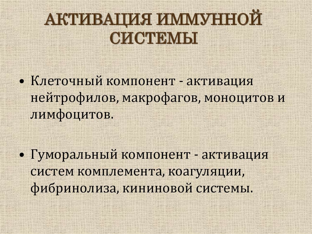 Иммунная активация