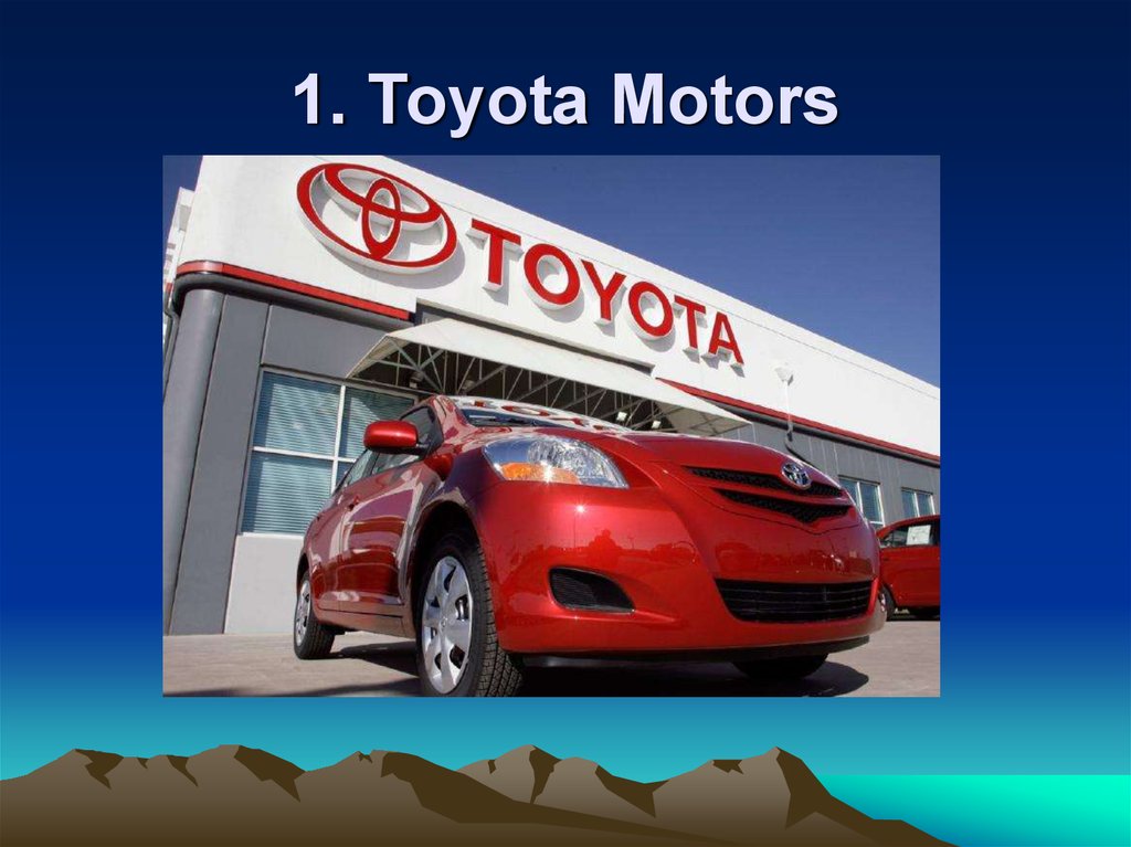 1. Toyota Motors