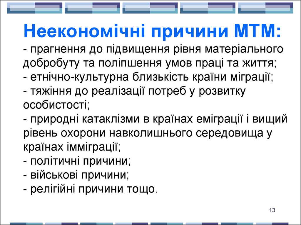 Реферат: Сутність і види міжнародної міграції робочої сили