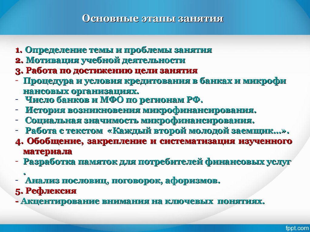 Микрофинансовые организации. Микрозаймы и банковские кредиты. 10 класс - презентация онлайн