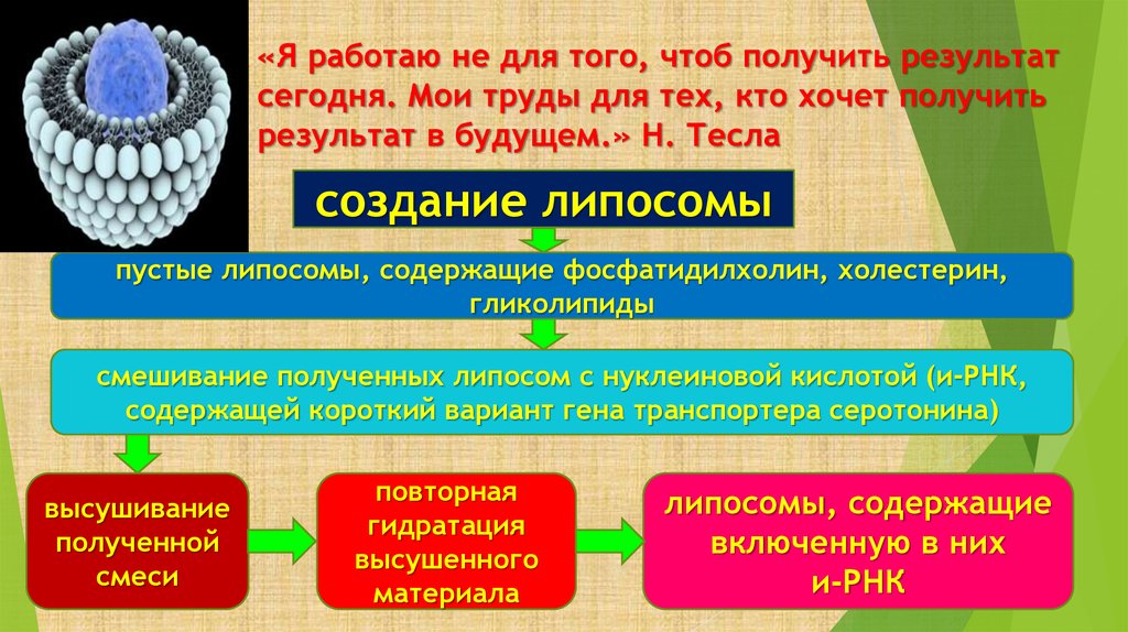 «Я работаю не для того, чтоб получить результат сегодня. Мои труды для тех, кто хочет получить результат в будущем.» Н. Тесла