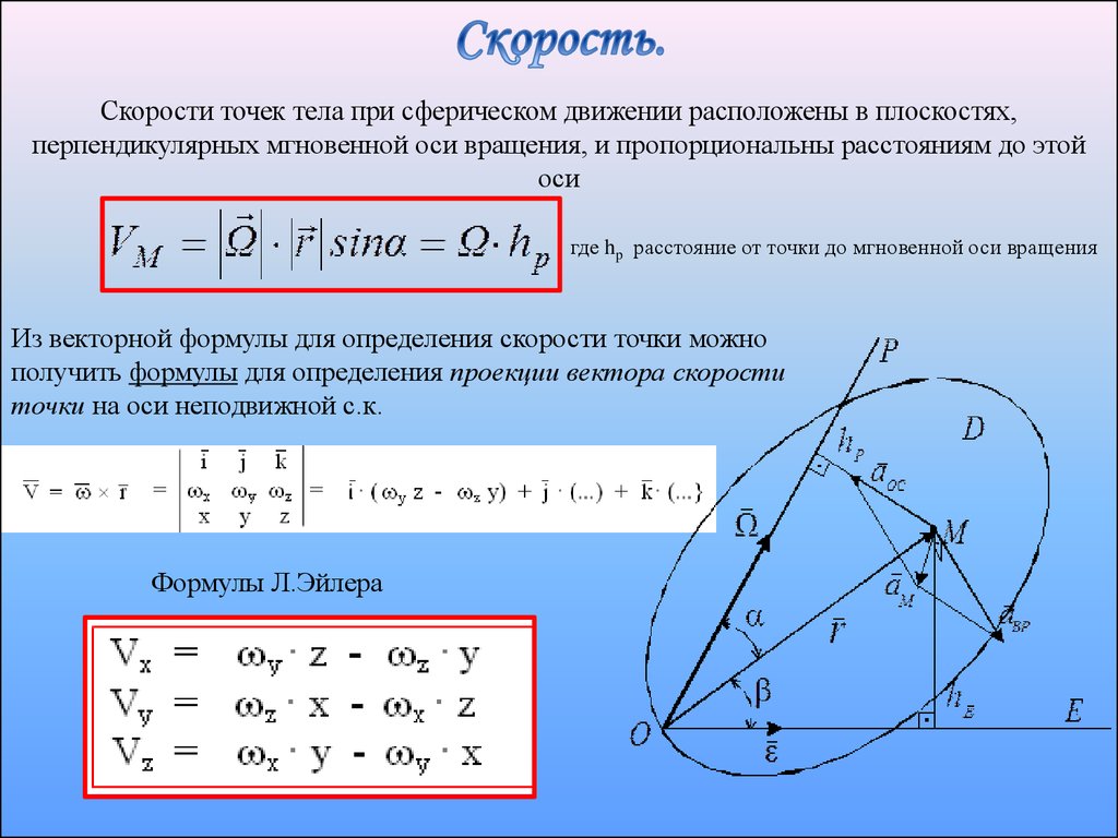 Сферическое движение - презентация онлайн