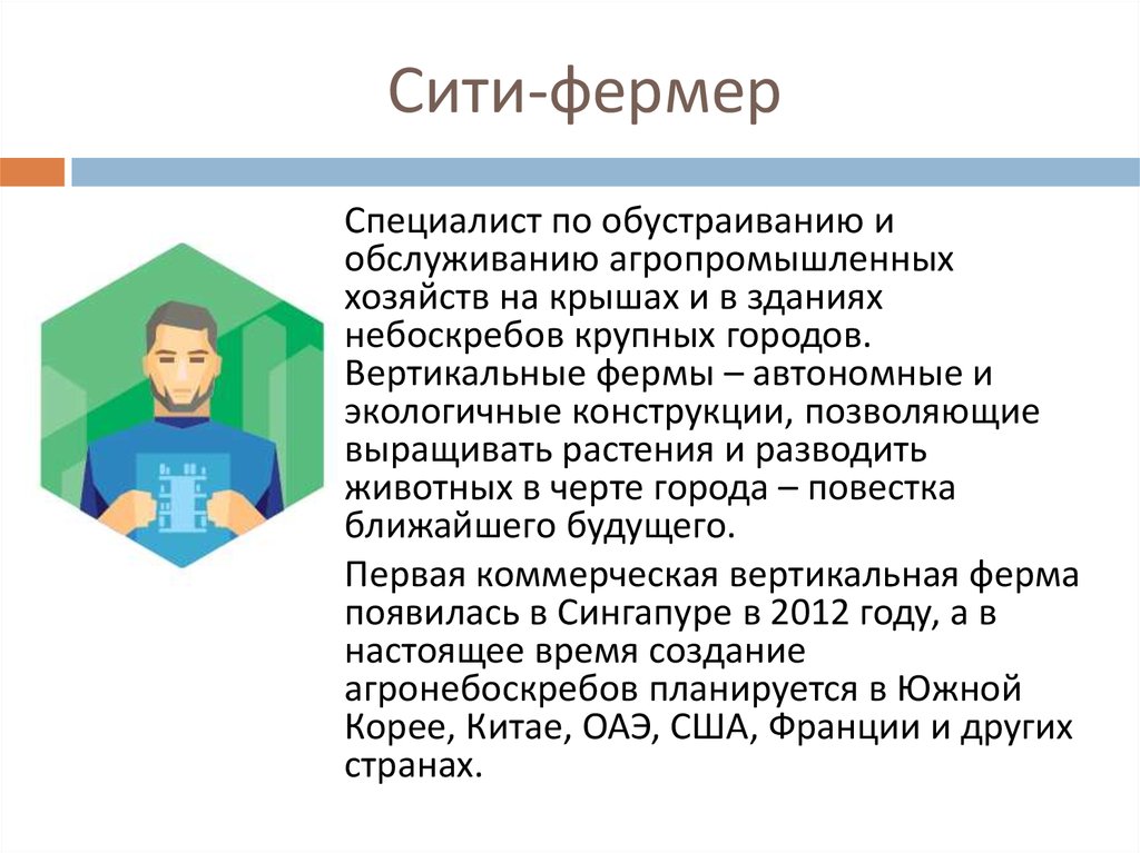 Сити фермер бизнес план