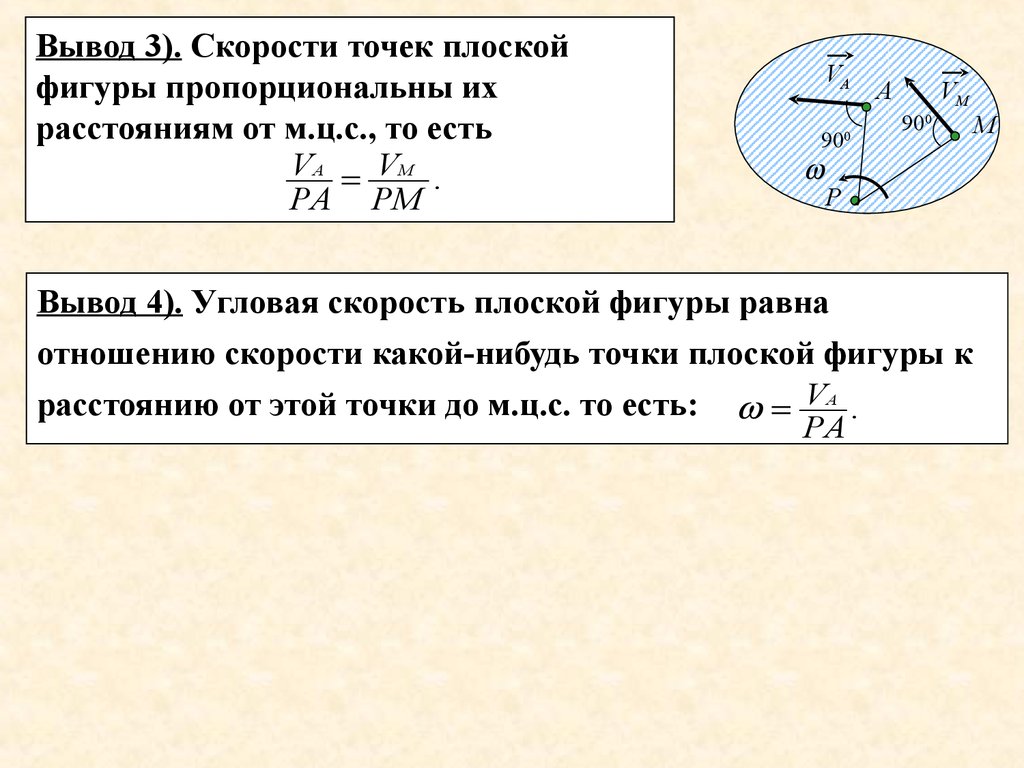 Уравнения плоского движения тела