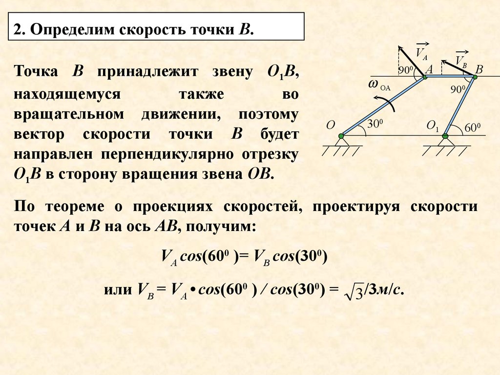 Проекция скорости точки. Теорема о проекциях скоростей. Теорема о проекциях скоростей двух точек. Теорема о проекциях скоростей двух точек тела. Теорема о проекциях скоростей точек плоской фигуры.