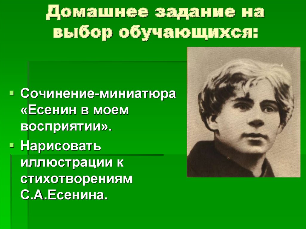 Восприятие сочинение. Миниатюра Есенина. Эссе на тему мой Есенин. Есенин миниатюра. Есенина сочинения-миниатюры.