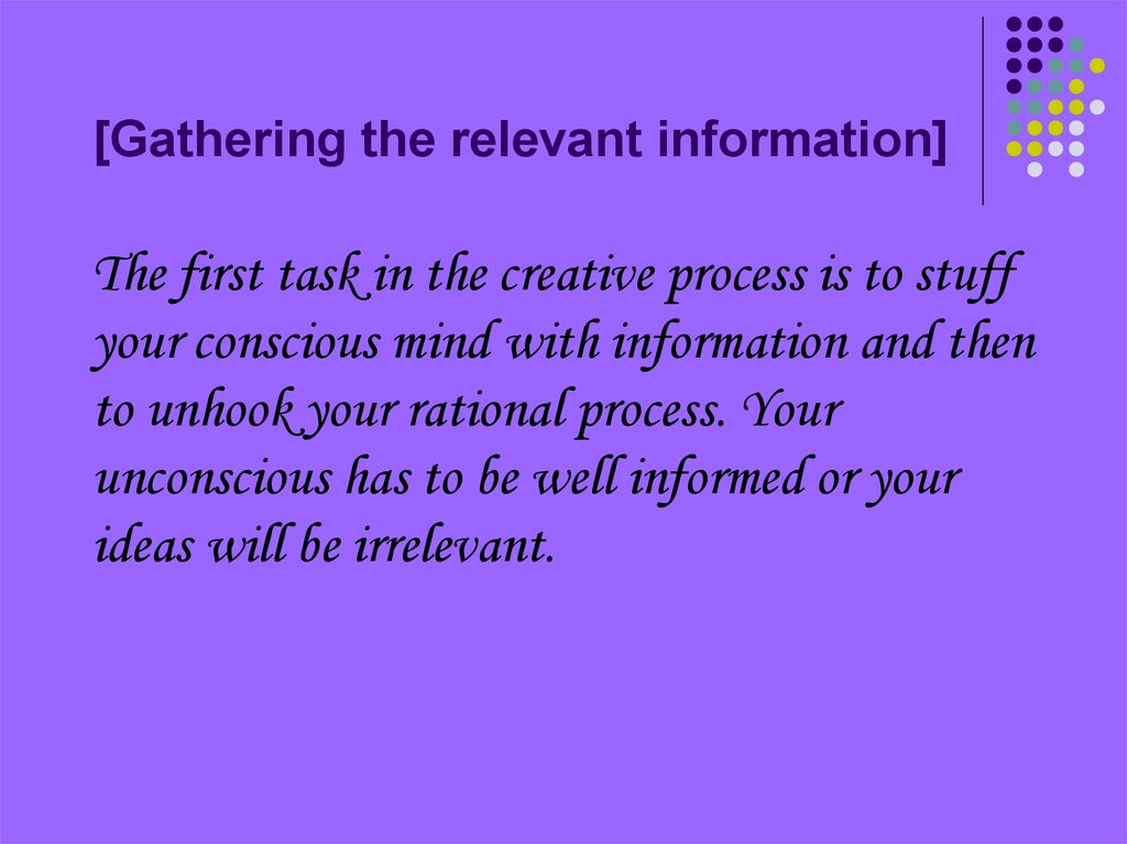 [Gathering the relevant information]