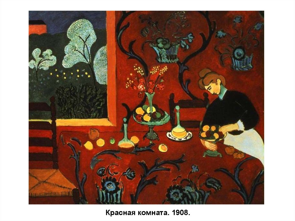 Красная комната. 1908.