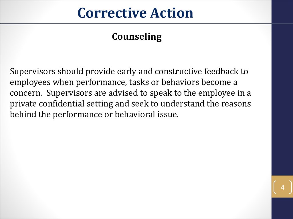 Corrective Action Online Presentation