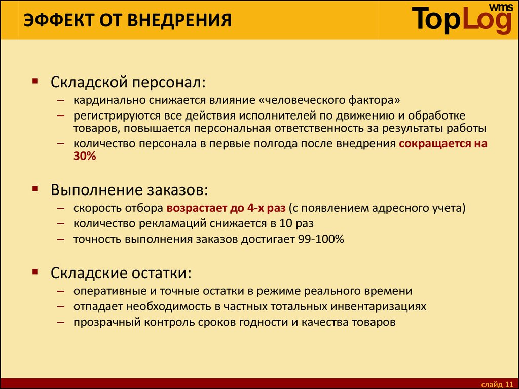 Какая составляющая формула презентации товара описывает