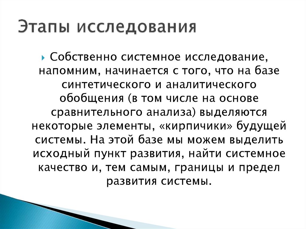 Собственные исследования